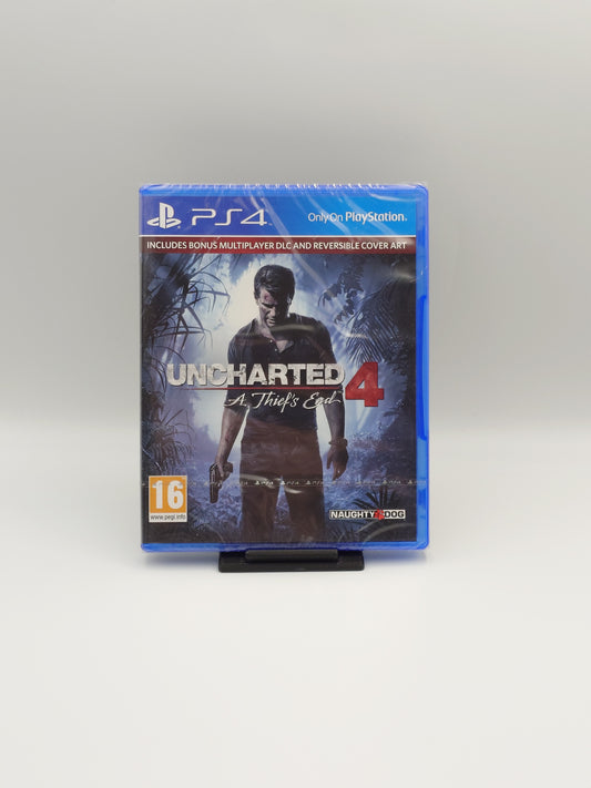 Uncharted 4: A Thief’s End - Reversible Cover (PS4, UK PAL) – Factory Sealed