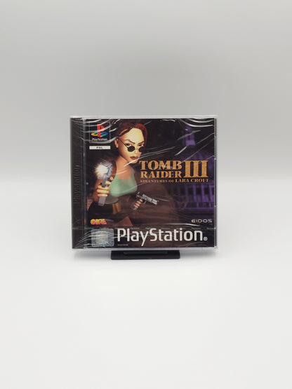 Tomb Raider III: Adventures of Lara Croft (PS1, UK PAL) – Factory Sealed
