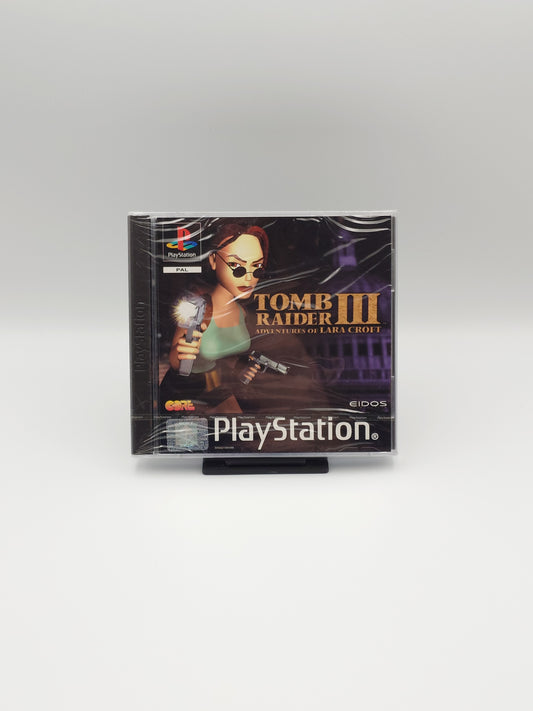 Tomb Raider III: Adventures of Lara Croft (PS1, UK PAL) – Factory Sealed