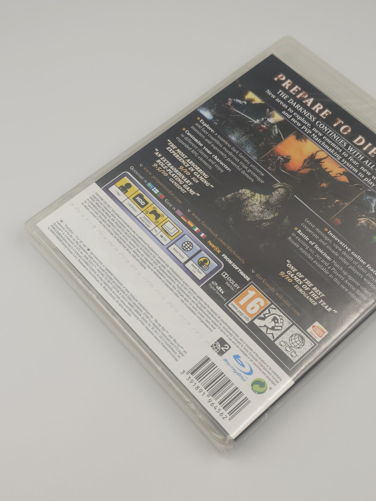 Dark Souls: Prepare to Die Edition (PS3, UK PAL) - Factory Sealed