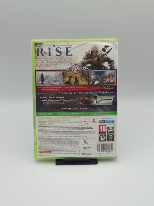 Assassin’s Creed 3 – Game Exclusive Special Edition (Xbox 360, PAL) – Factory Sealed
