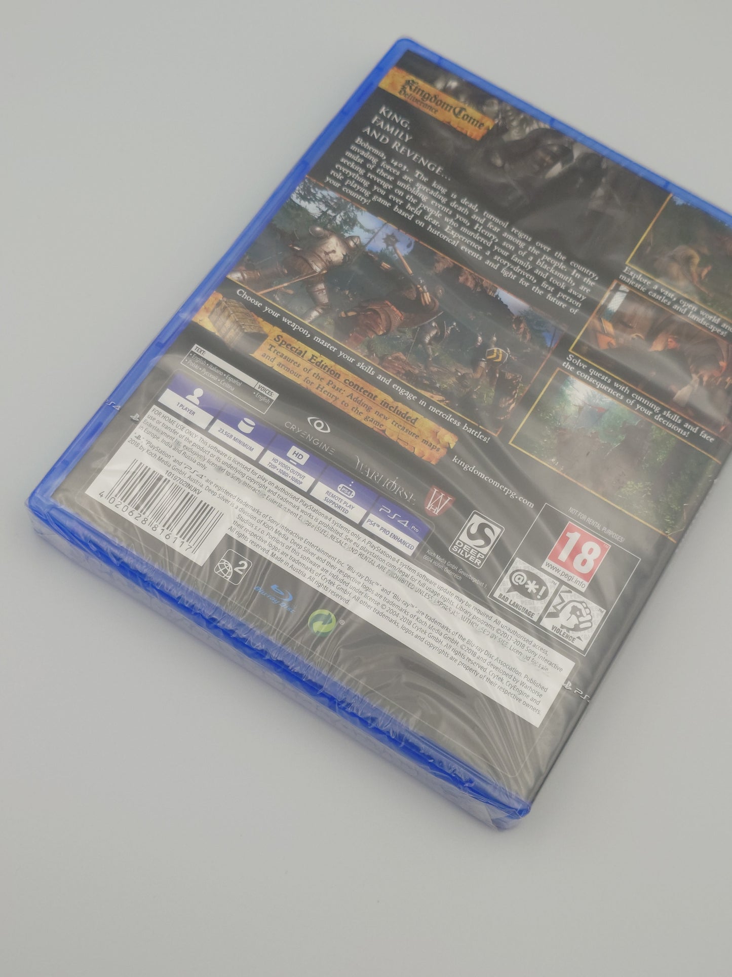 Kingdom Come: Deliverance – Special Edition (PS4, UK PAL) – Factory Sealed