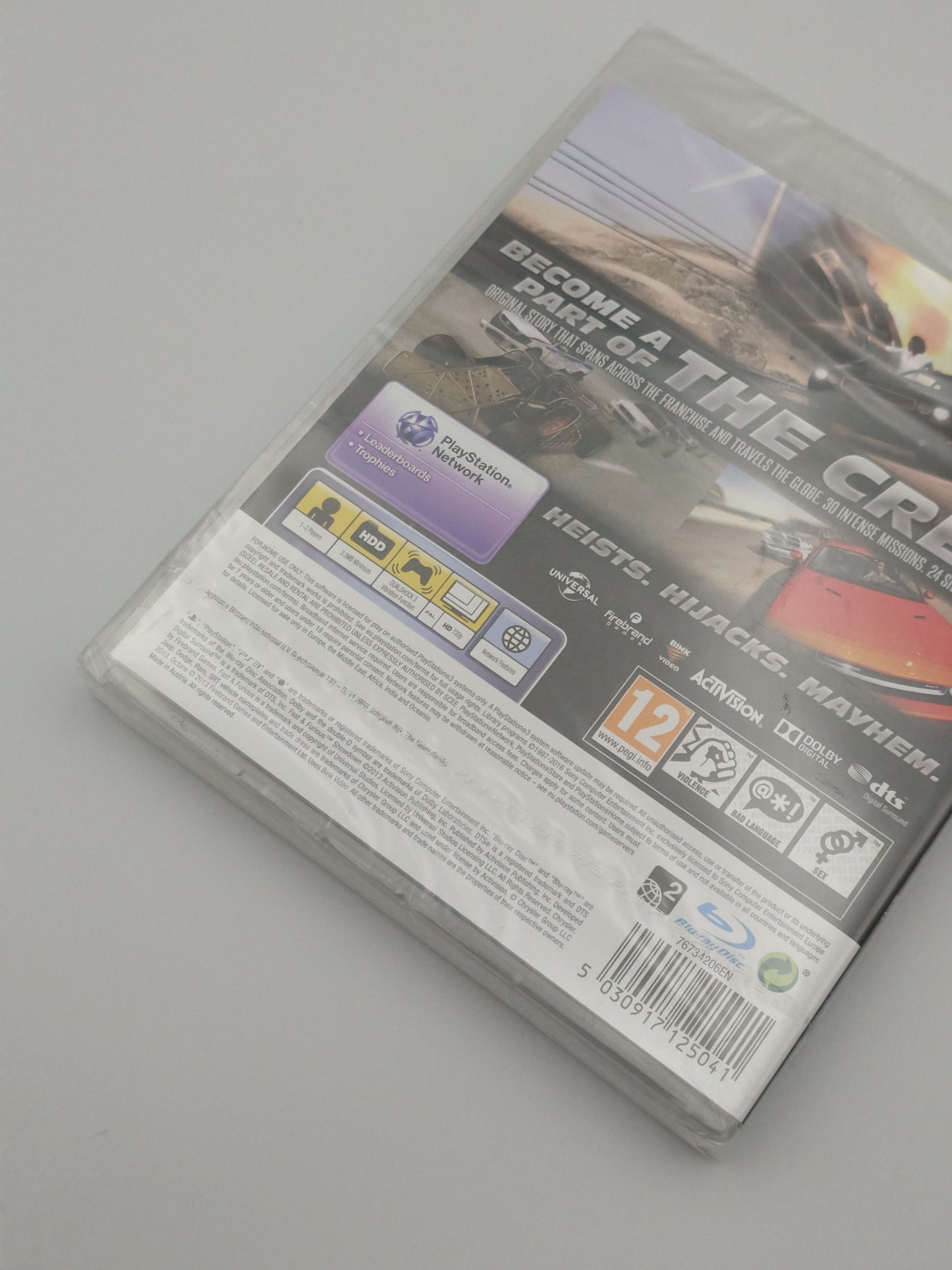 Fast and Furious (PS3, UK PAL) – Factory Sealed