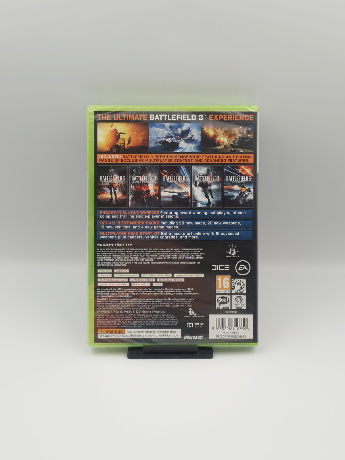 Battlefield 3 - Premium Edition (Xbox 360, PAL) - Factory Sealed