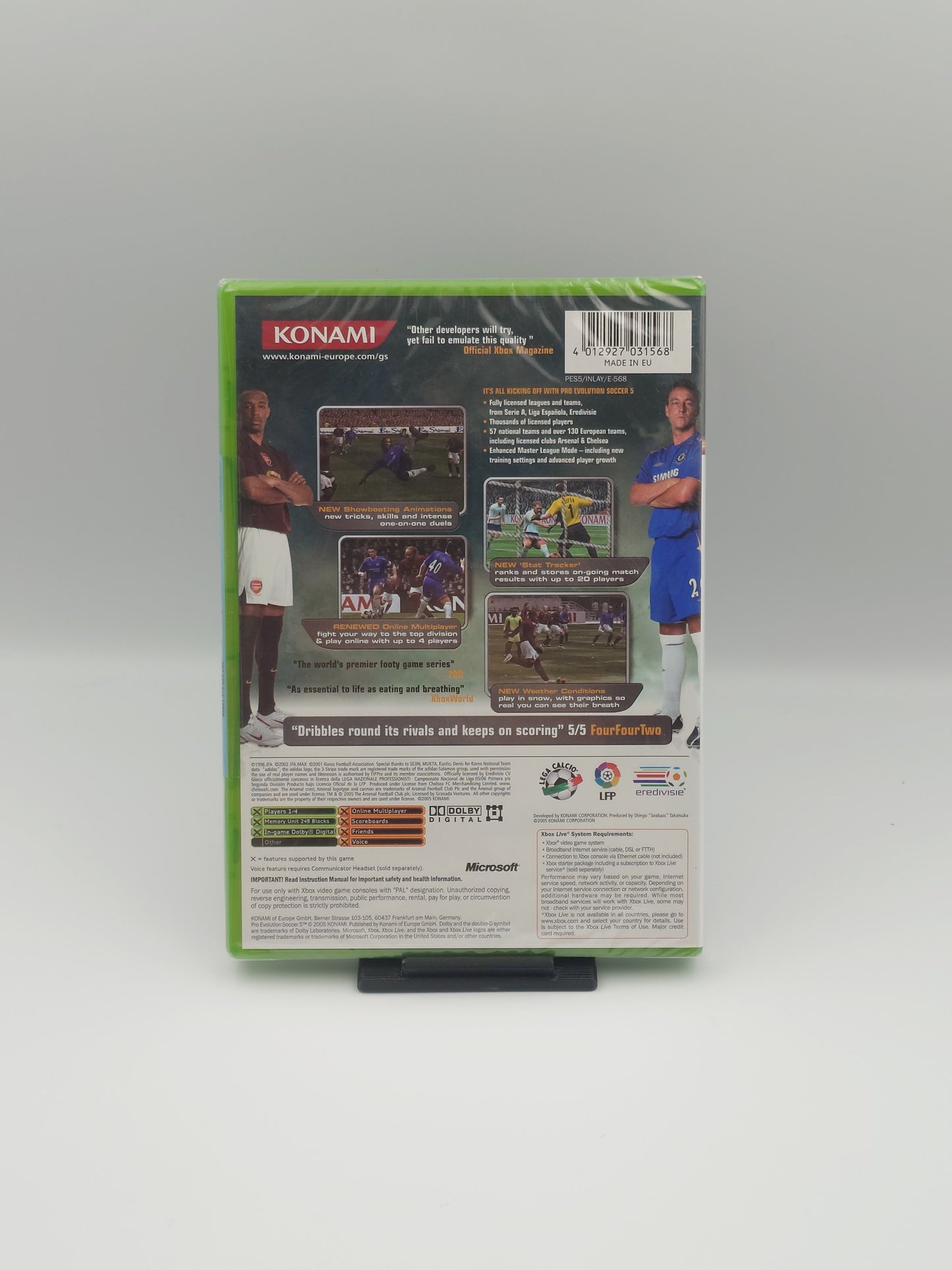 Pro Evolution Soccer 5 (Xbox, PAL) - Factory Sealed