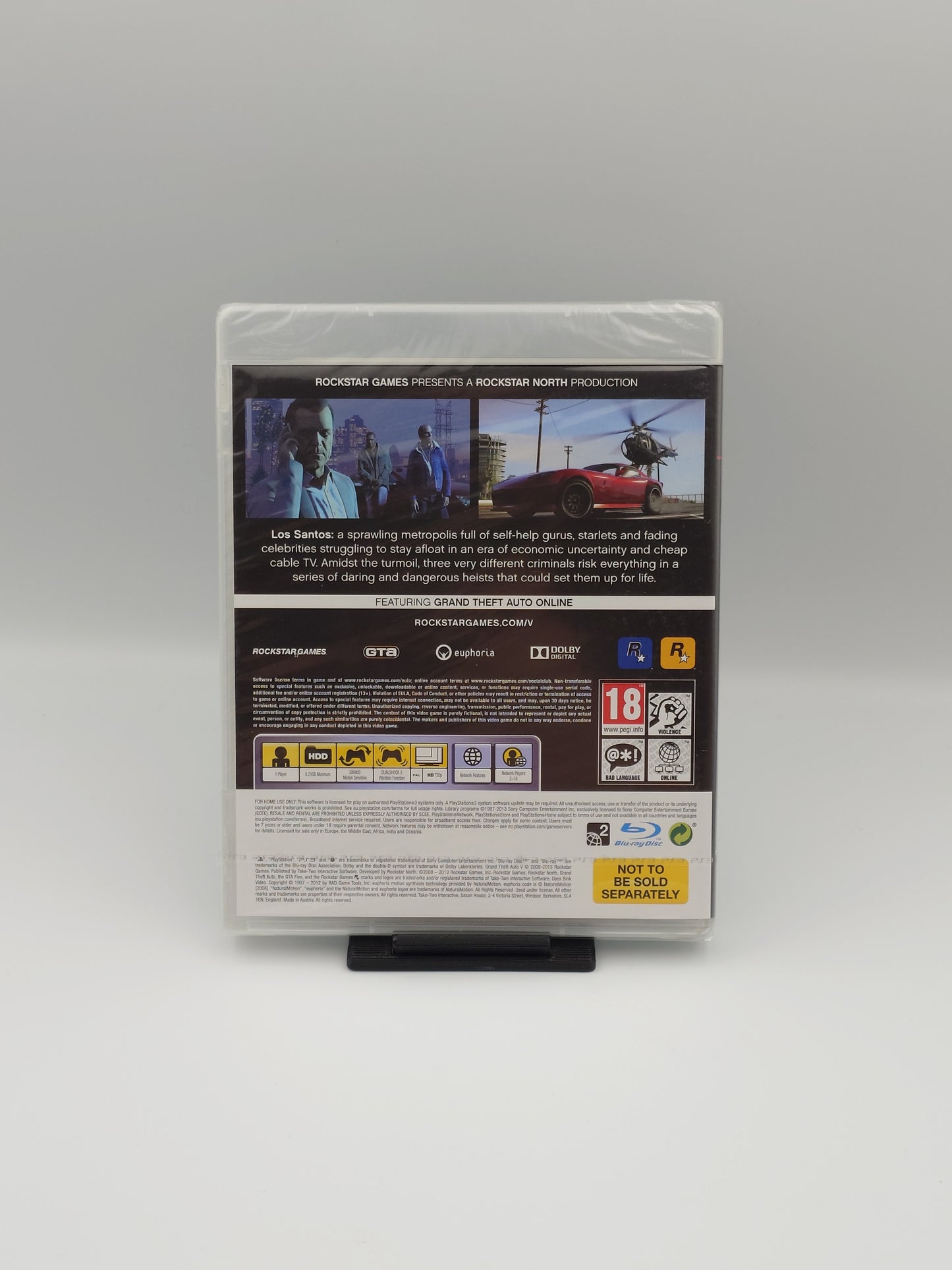 Grand Theft Auto V (PS3, UK PAL) - Factory Sealed