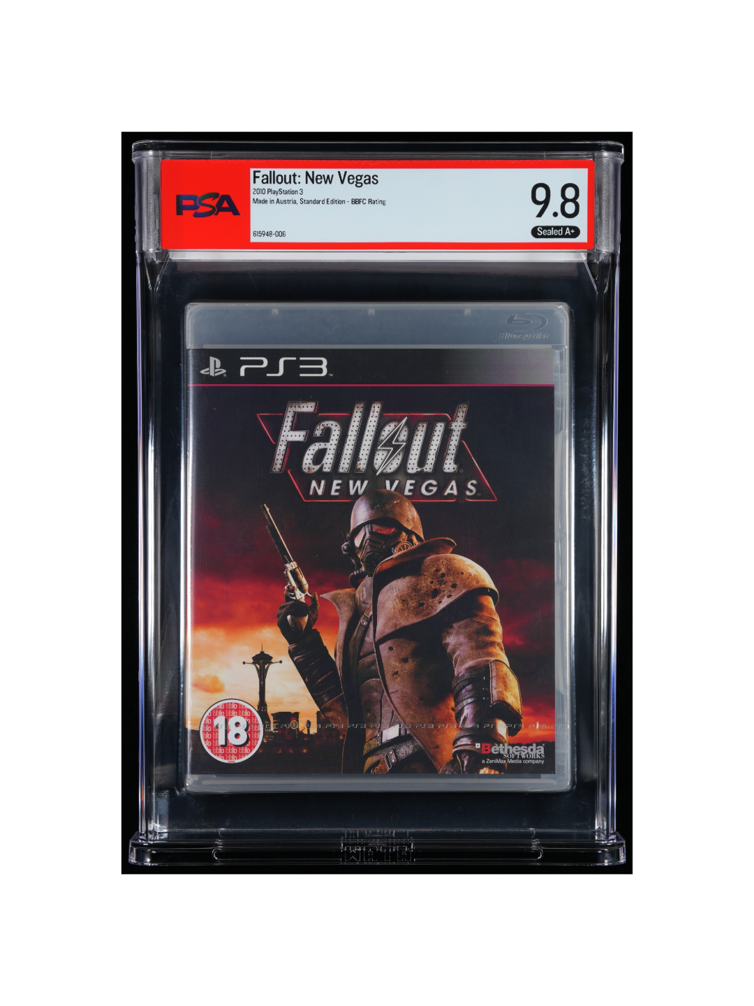 Fallout: New Vegas (PS3, UK PAL, Factory Sealed) - PSA Graded 9.8 A+