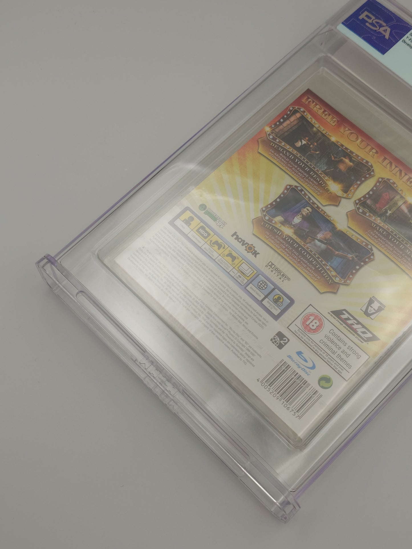 Saints Row 2 (PS3, UK PAL) – Factory Sealed | PSA Graded 9.6 A+
