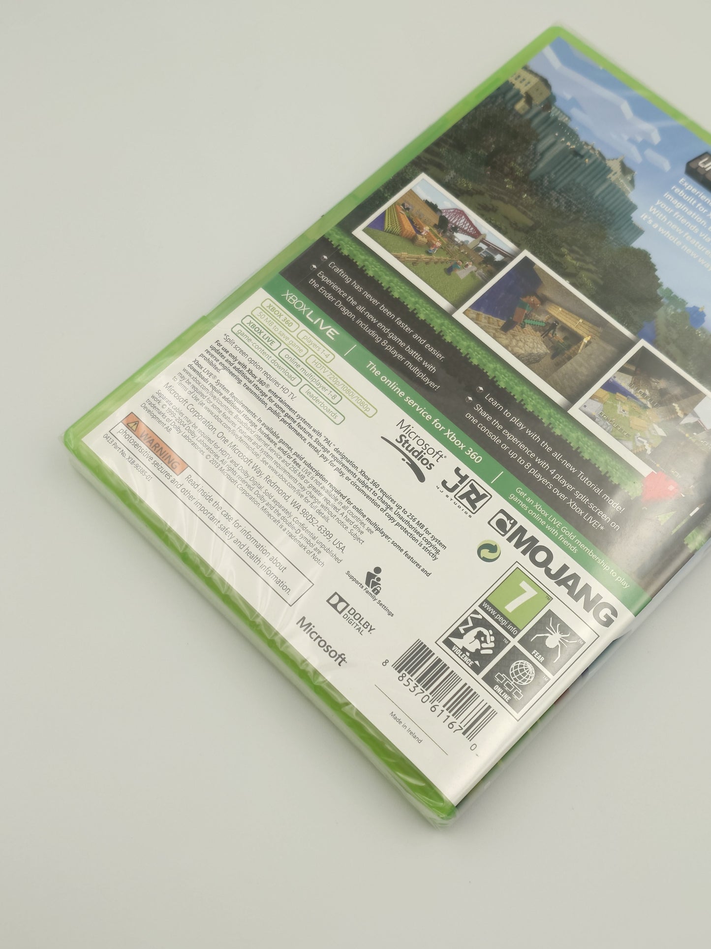 Minecraft (Xbox 360, PAL) – Factory Sealed