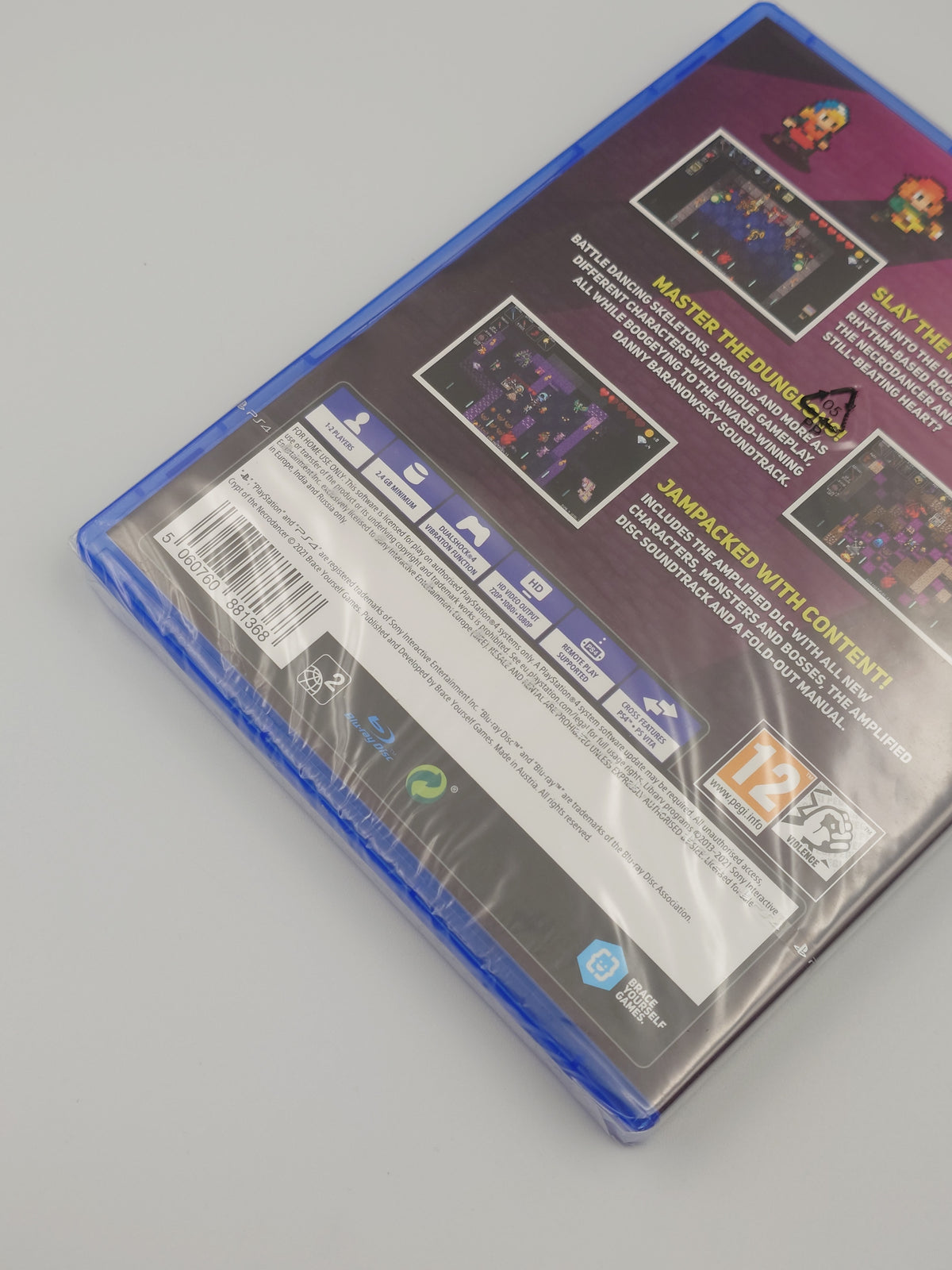 Crypt of the NecroDancer (PS4, UK PAL) - Factory Sealed