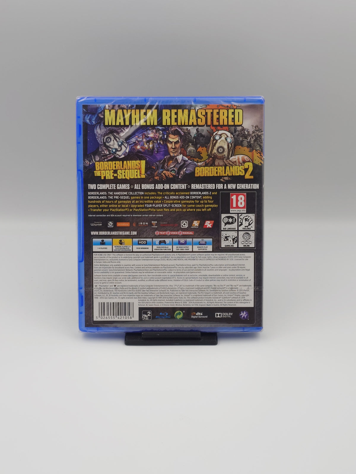 Borderlands: The Handsome Collection (PS4, UK PAL) - Factory Sealed