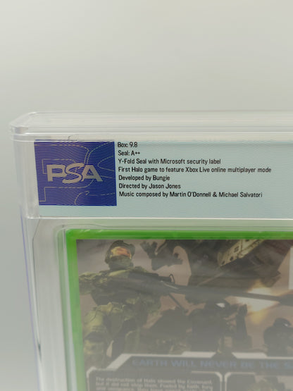 Halo 2 (Xbox, PAL, Factory Sealed) - PSA 9.8 A++