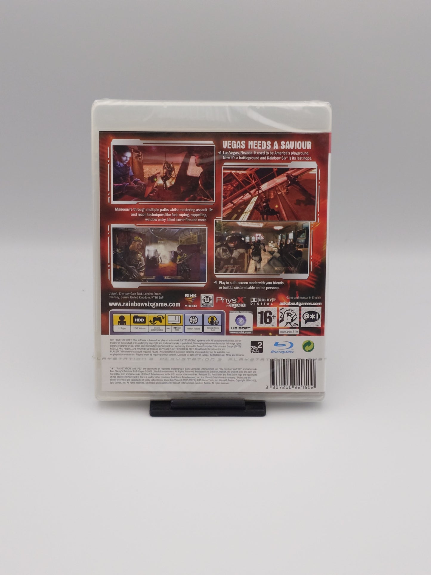 Tom Clancy's Rainbow Six: Vegas (PS3, UK PAL) – Factory Sealed