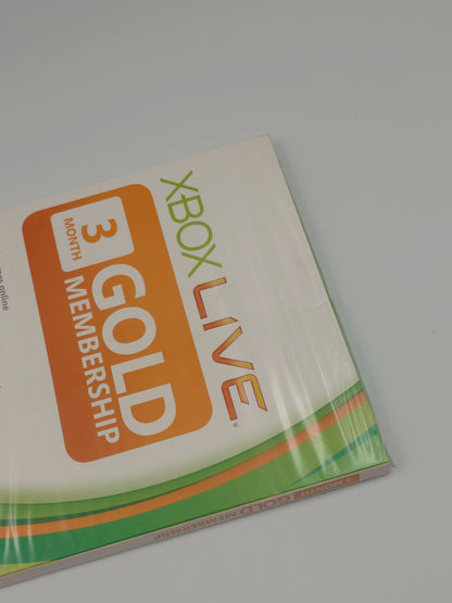 Xbox Live 3 Month Gold Membership (Xbox 360, PAL) - Factory Sealed
