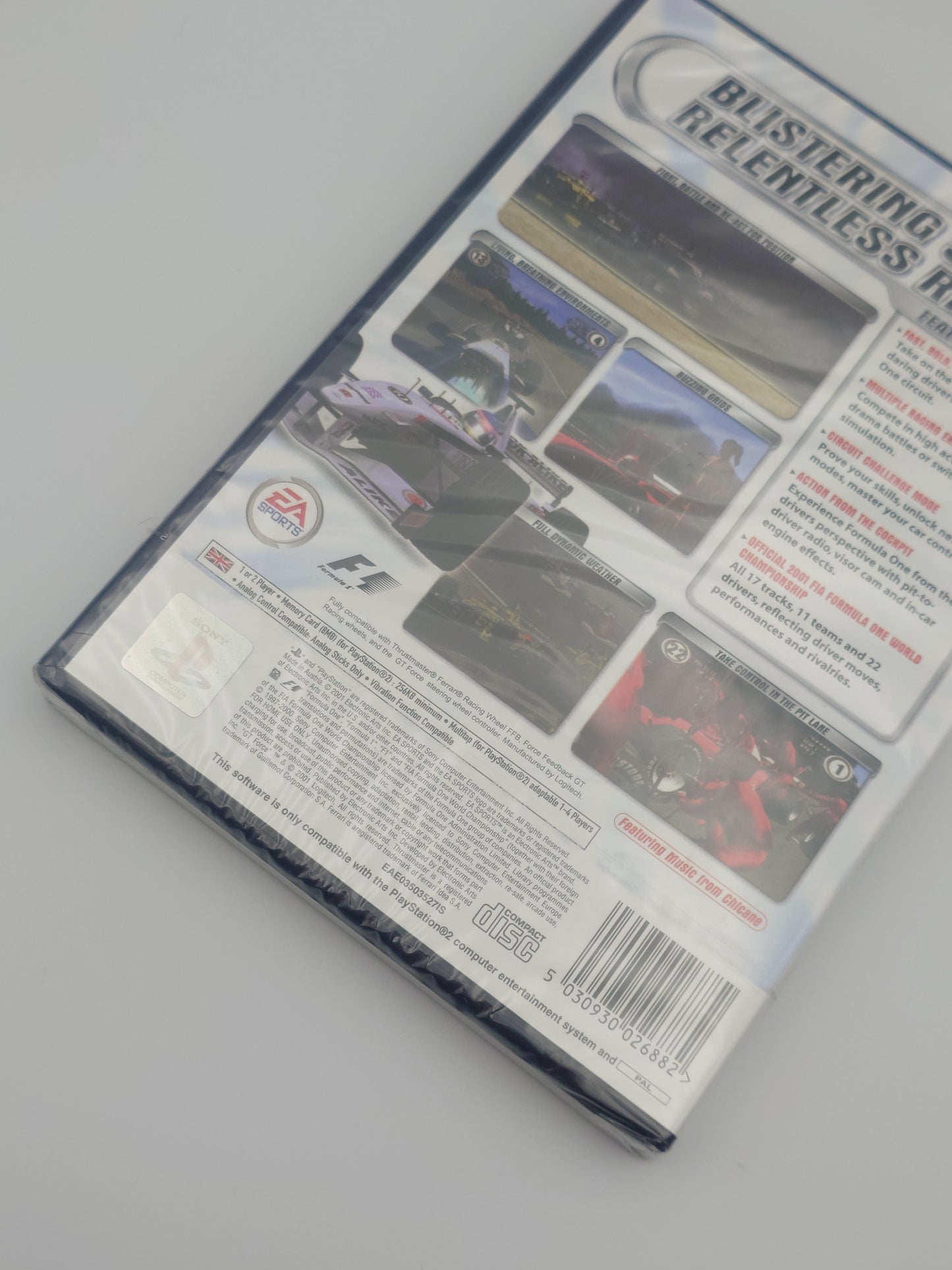 F1 2001 (PS2, UK PAL) – Factory Sealed