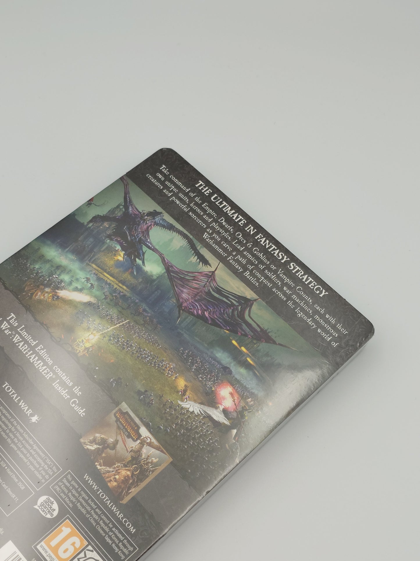 Total War: Warhammer – Limited Edition Steelbook (PC, PAL) – Factory Sealed