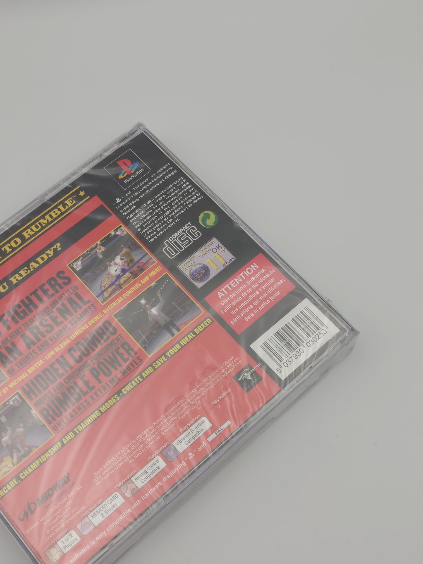 Ready 2 Rumble Boxing (PS1, UK PAL) – Factory Sealed