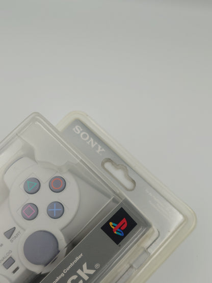PlayStation 1 DualShock Controller - Light Grey (PS1, PAL) - Factory Sealed