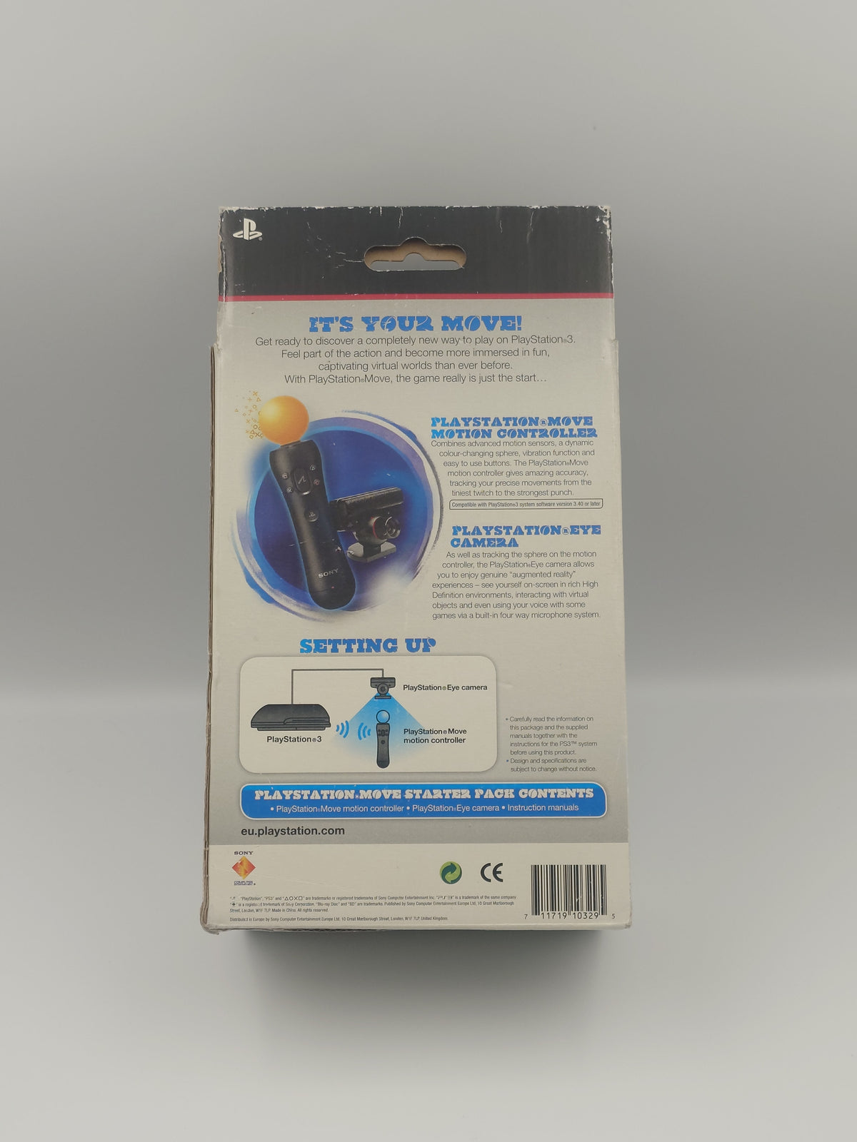 PlayStation Move Starter Pack (PS3, UK PAL) - Factory Sealed
