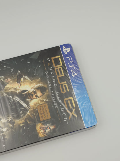 Deus Ex: Mankind Divided – Day One Steelbook Edition (PS4, UK PAL) – Factory Sealed