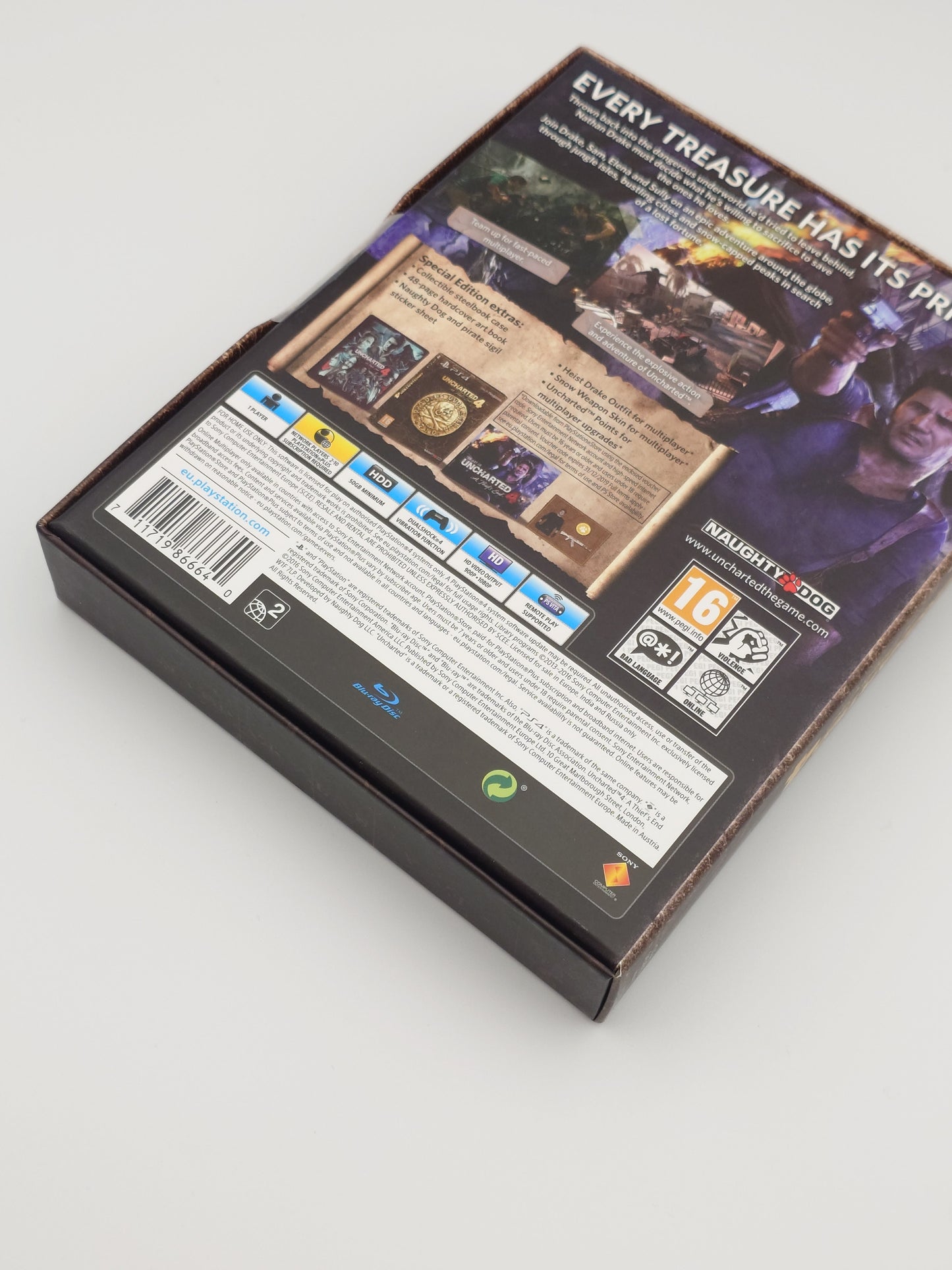 Uncharted 4: A Thief's End – Special Edition (PS4, UK PAL) – Factory Sealed