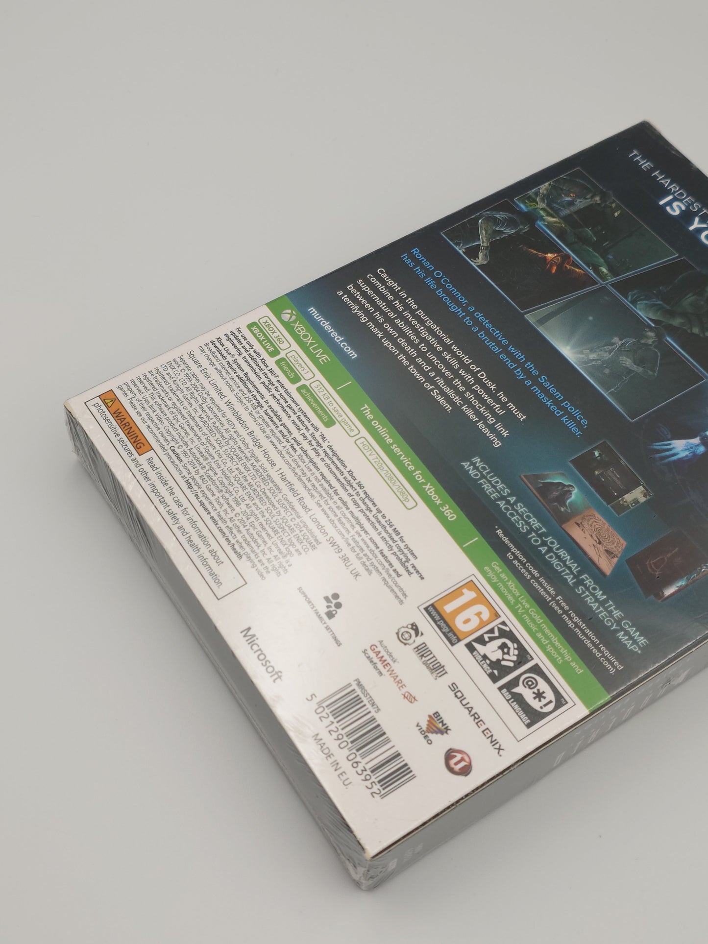 Murdered: Soul Suspect – Limited Edition (Xbox 360, PAL) – Factory Sealed