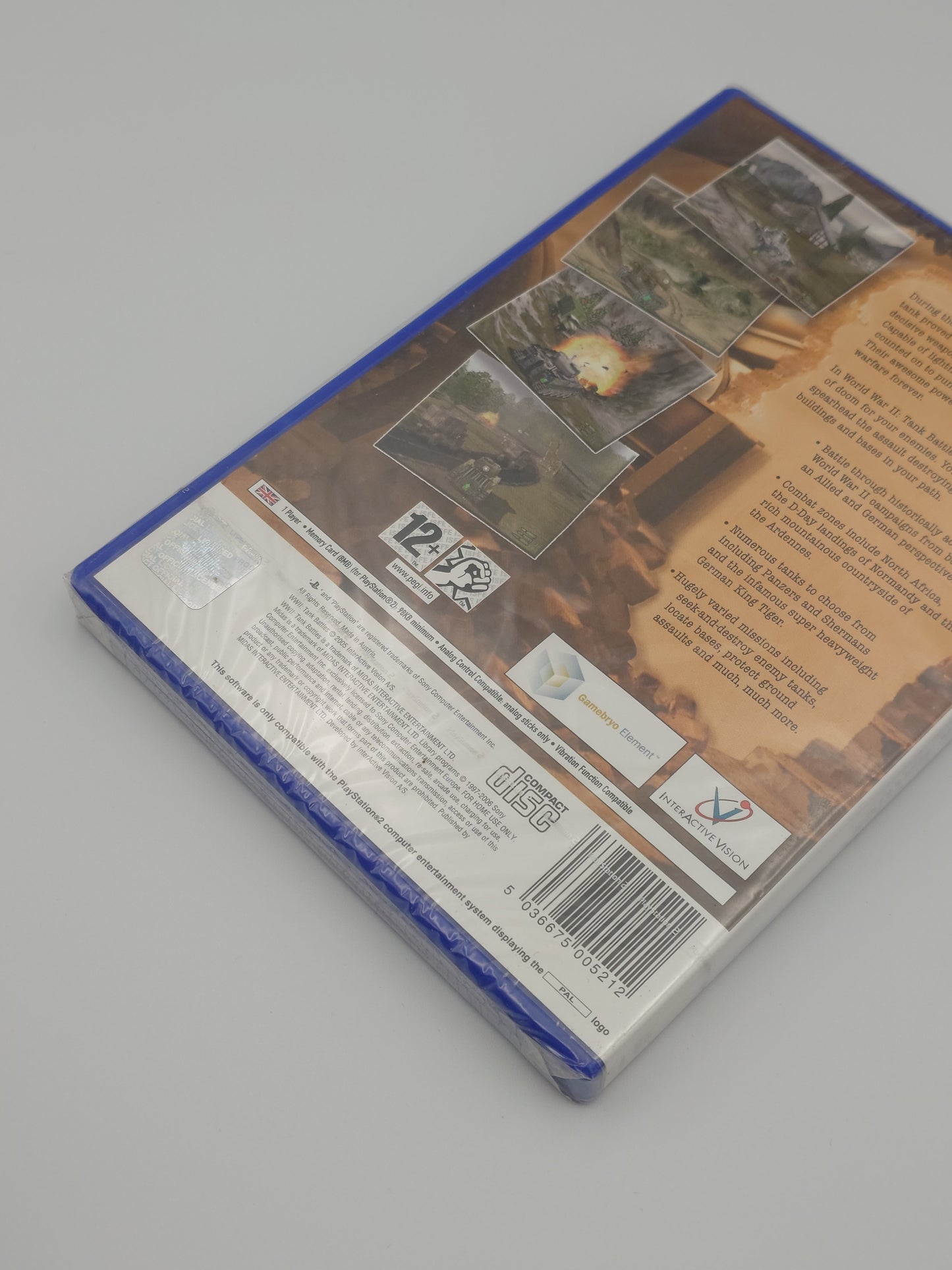 WWII: Tank Battles (PS2, UK PAL) – Factory Sealed