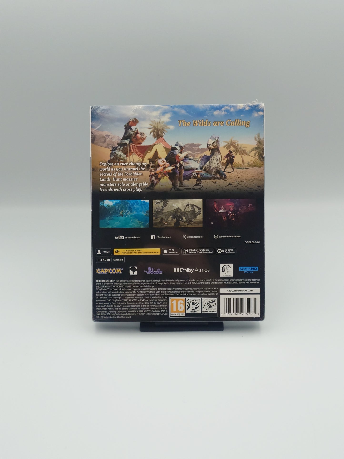 Monster Hunter: Wilds – Limited Edition Steelbook (PS5, UK PAL) – Factory Sealed