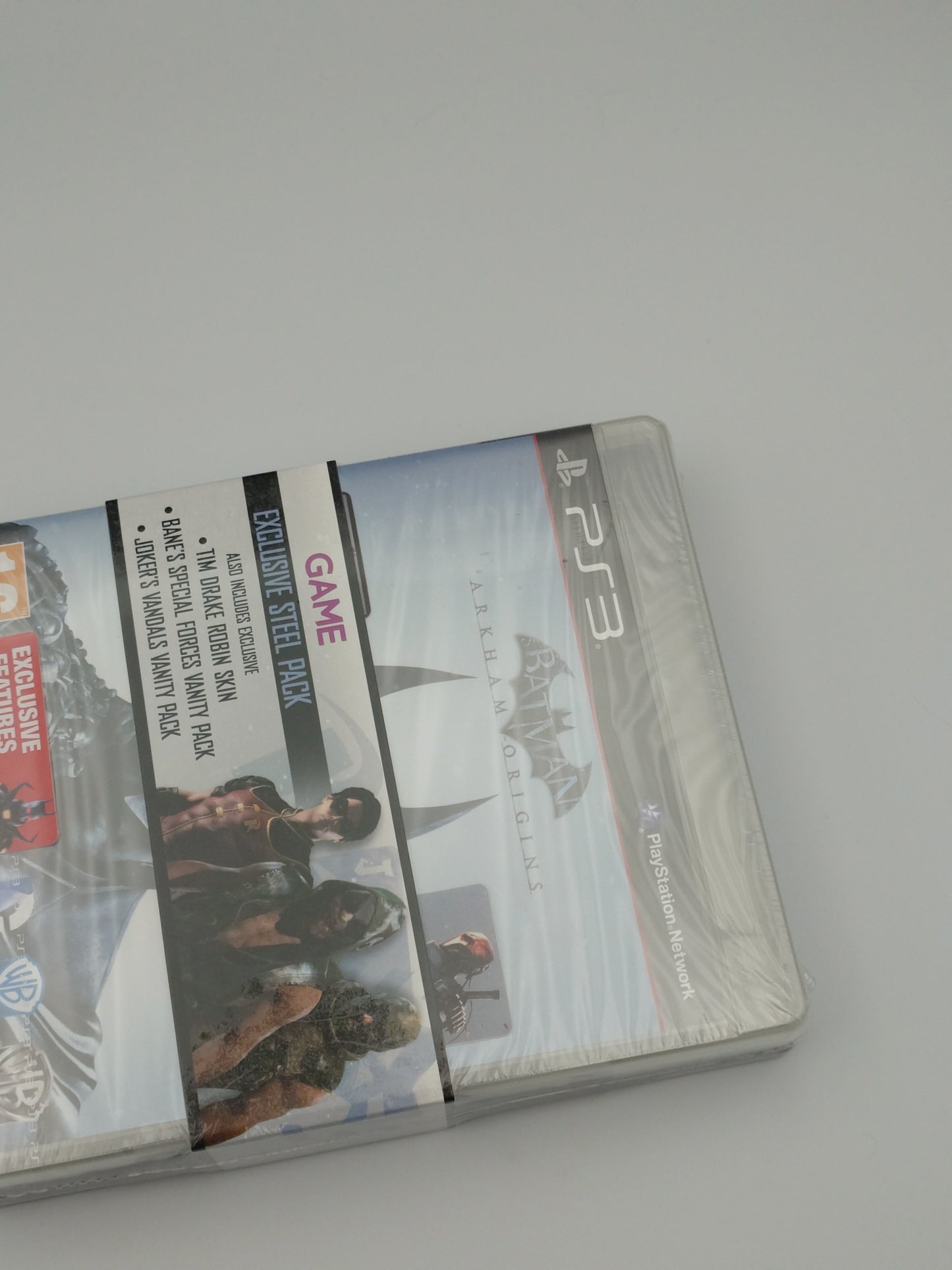 Batman: Arkham Origins – Game Exclusive Steel Pack (PS3, UK PAL) – Factory Sealed