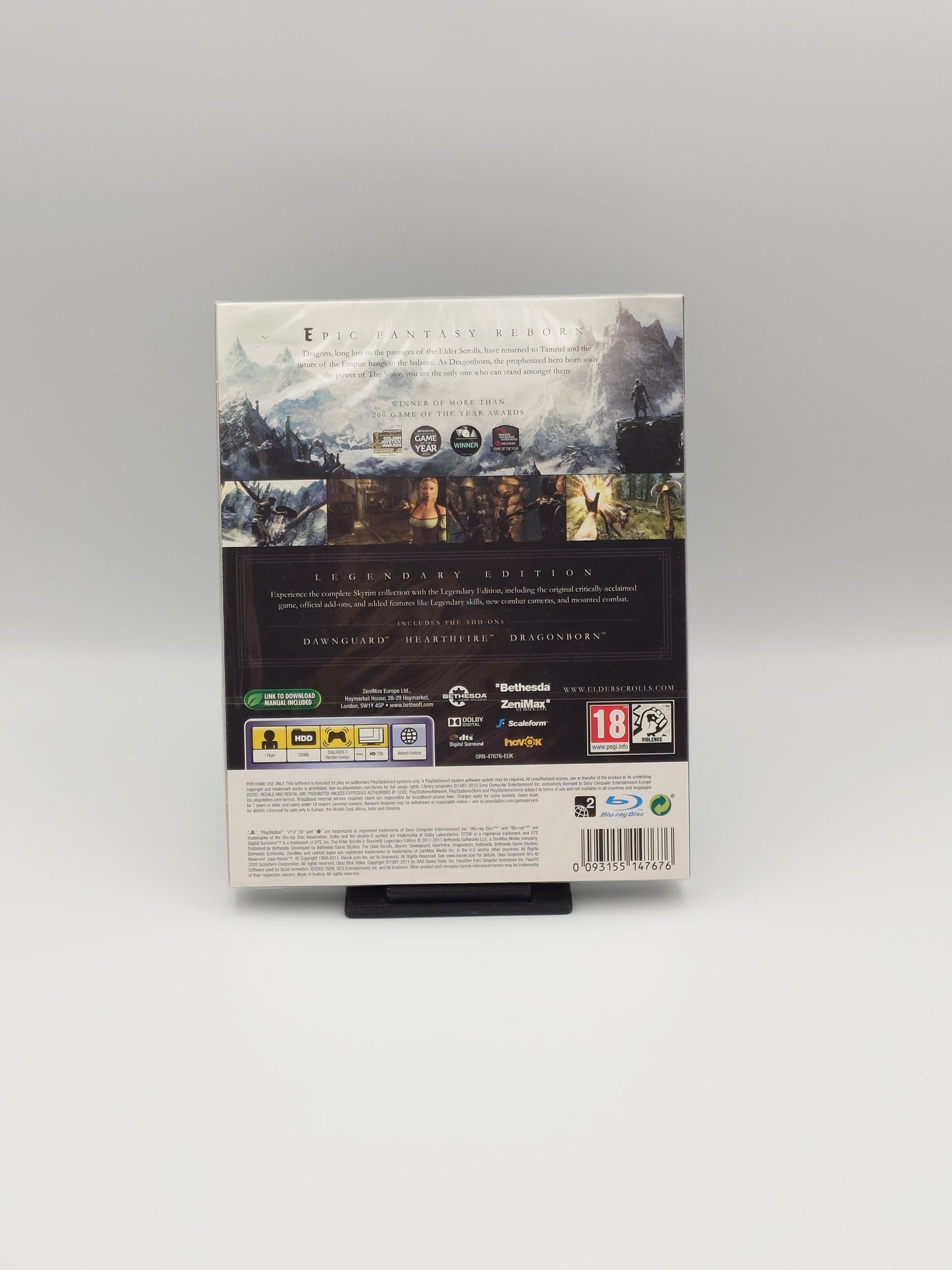 The Elder Scrolls V: Skyrim – Legendary Edition (PS3, UK PAL) – Factory Sealed