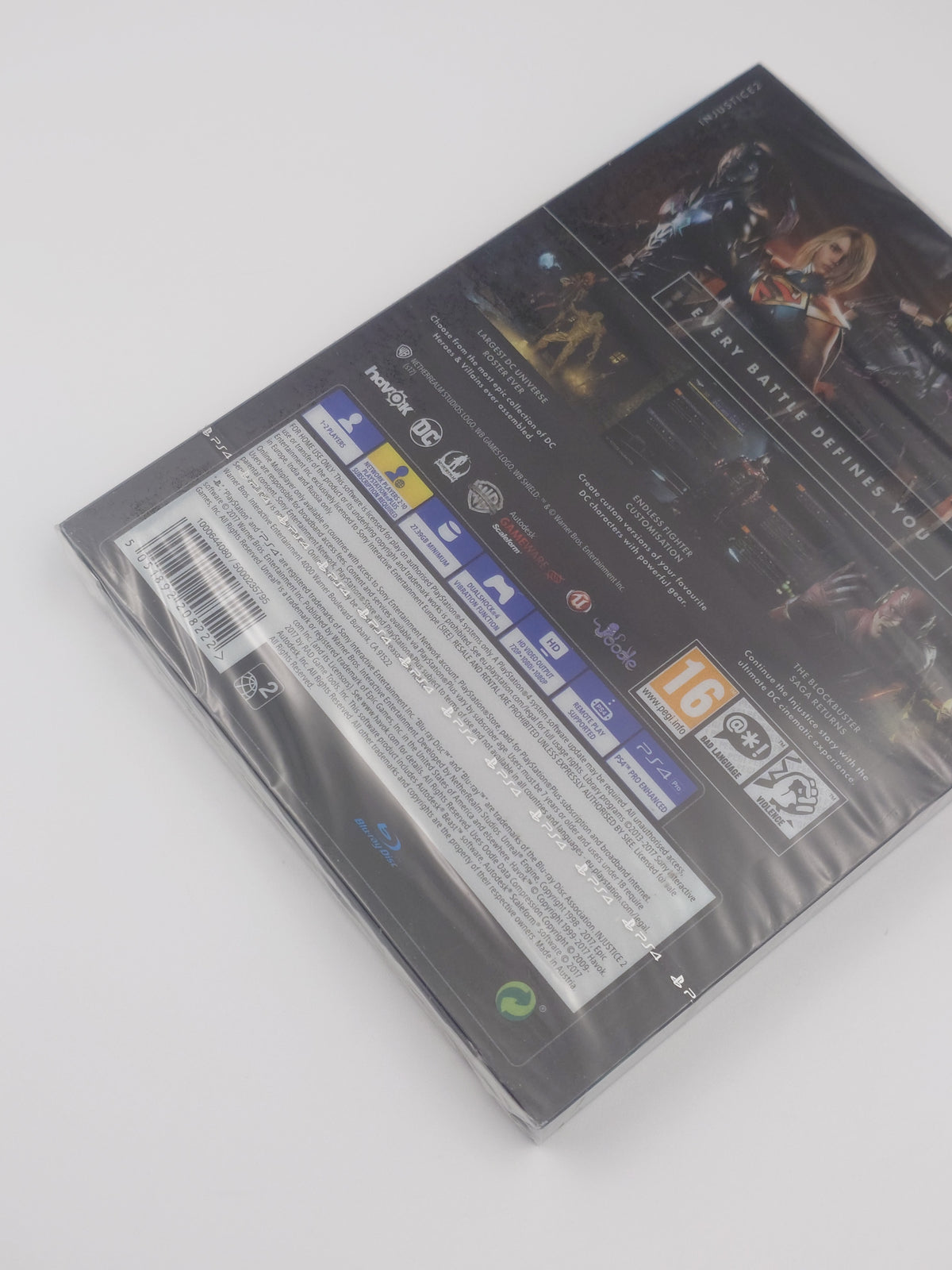Injustice 2 - Limited Edition Steelbook (PS4, UK PAL) - Factory Sealed