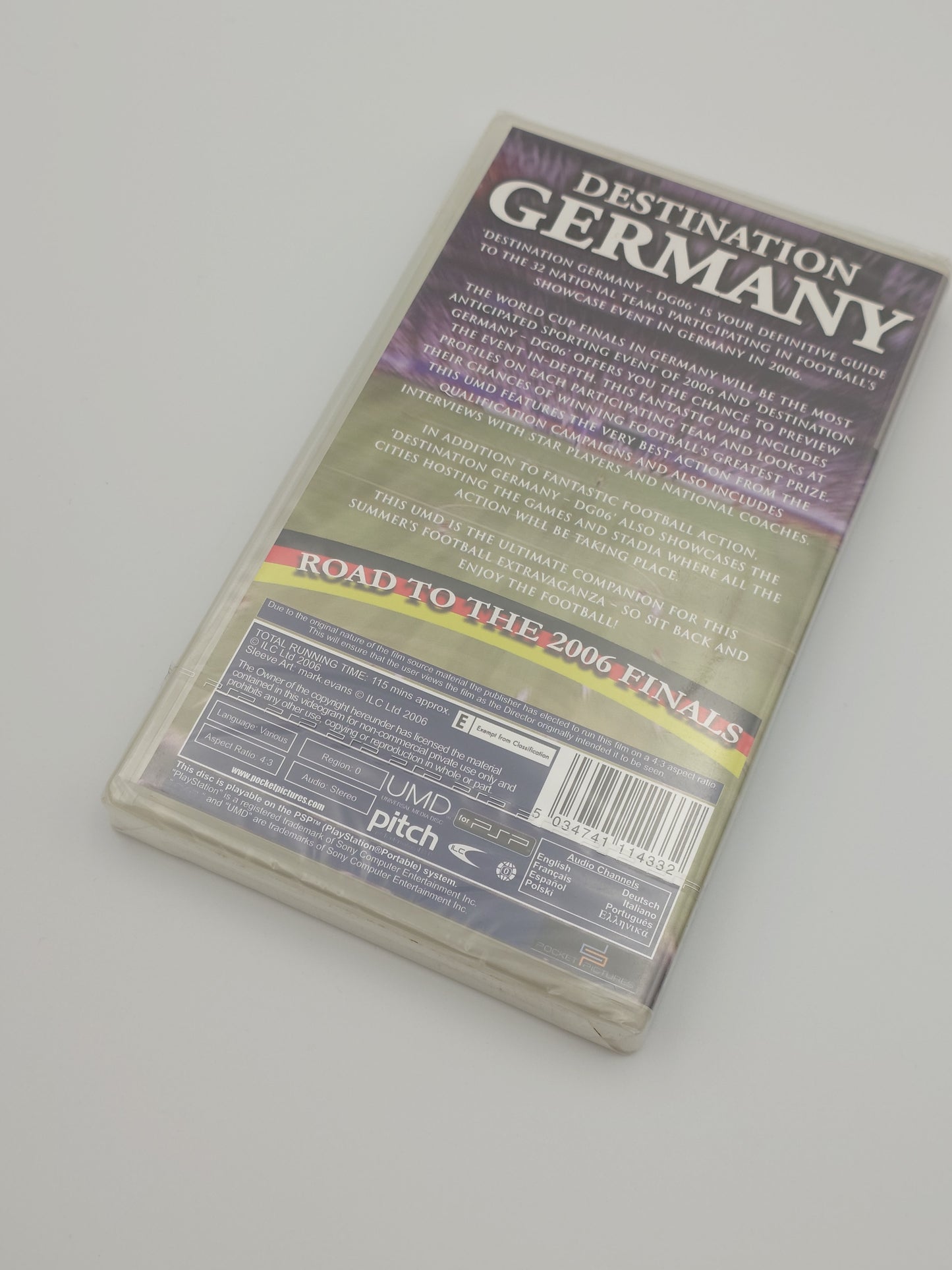 Destination Germany: Road to the 2006 Finals (PSP UMD Video, PAL) – Factory Sealed