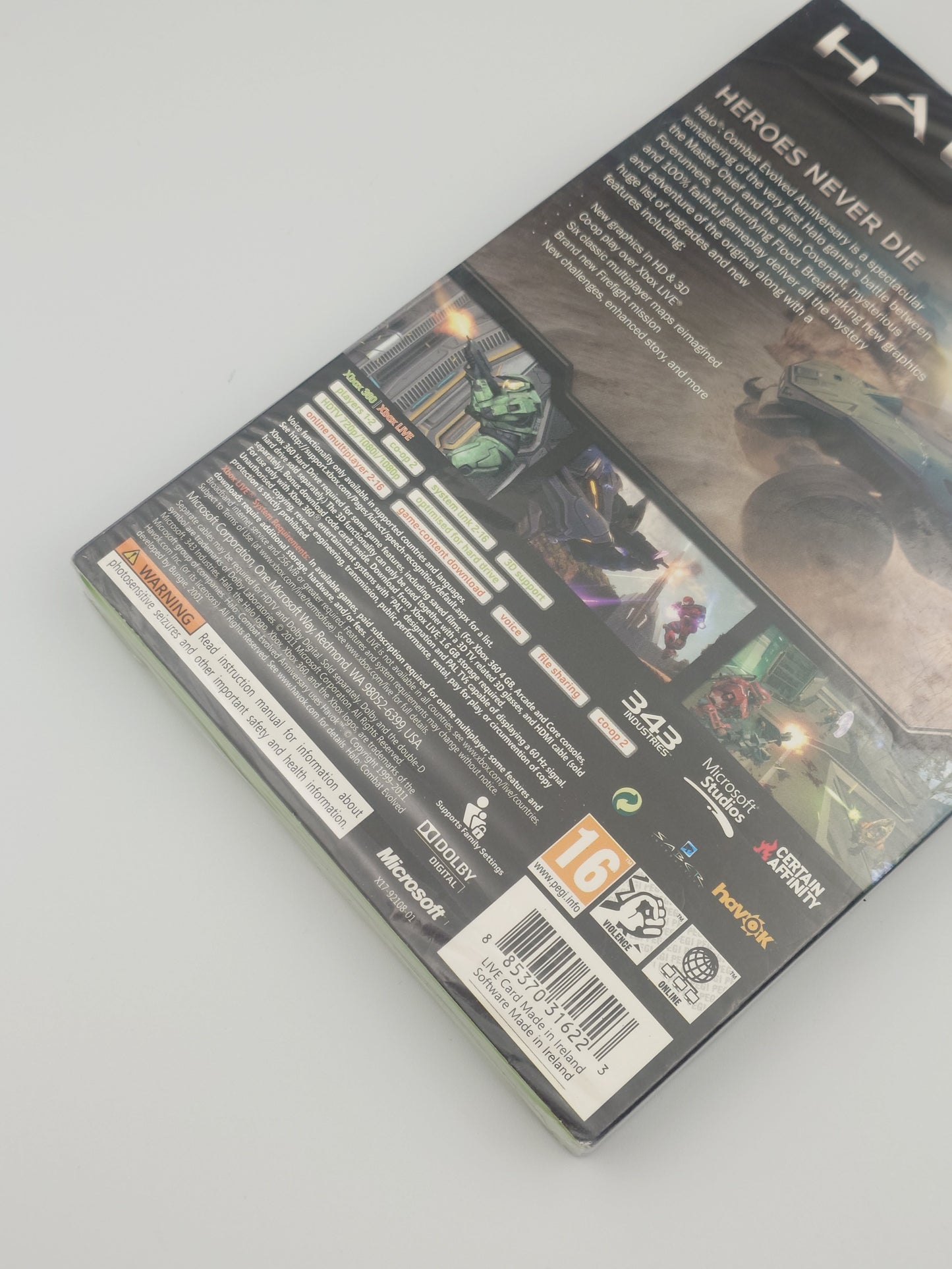 Halo: Combat Evolved Anniversary – Slipcover Edition (Xbox 360, PAL) – Factory Sealed