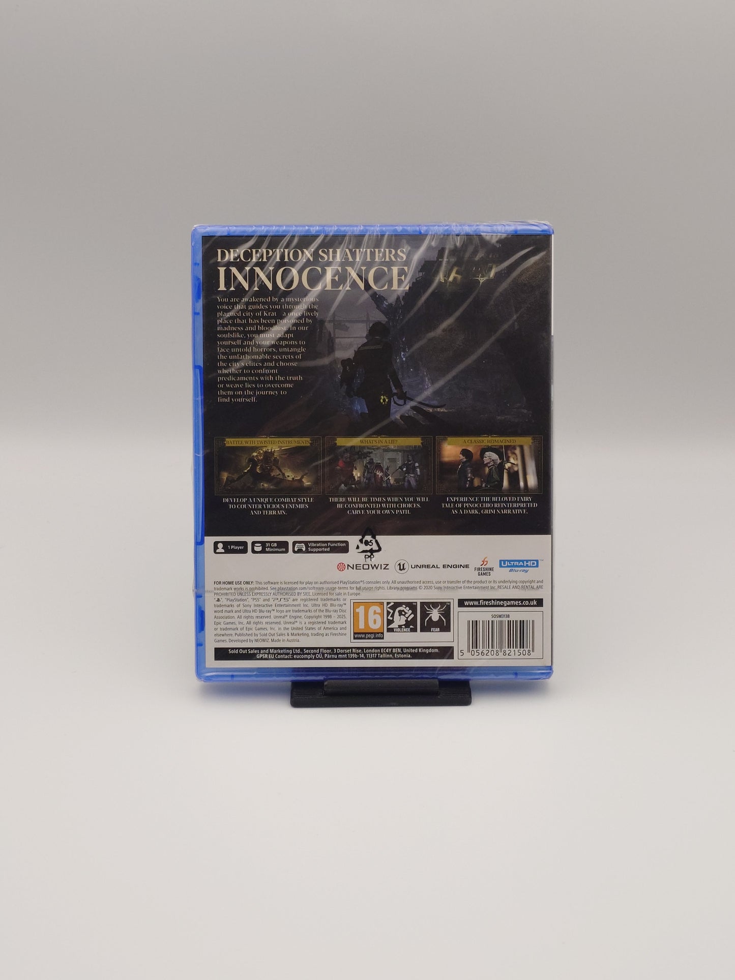Lies of P (PS5, UK PAL) – Factory Sealed