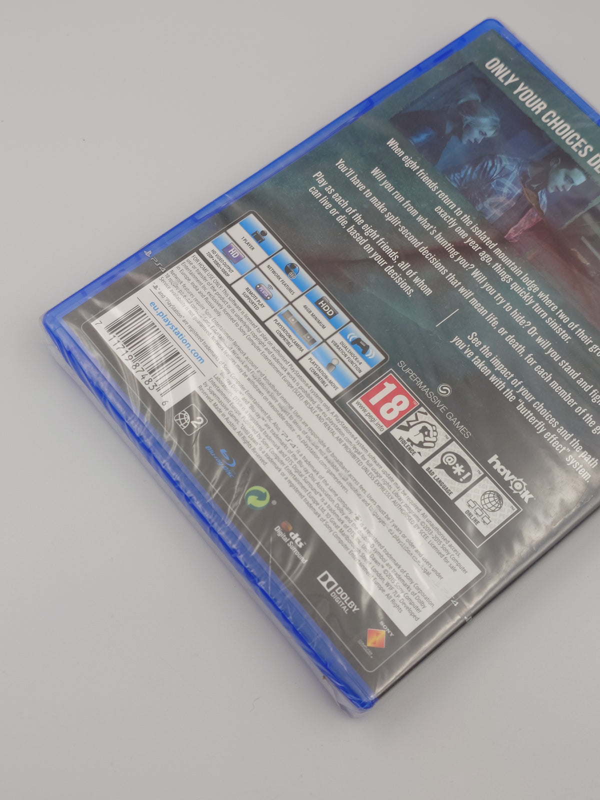 Until Dawn – Extended Edition (PS4, UK PAL) – Factory Sealed