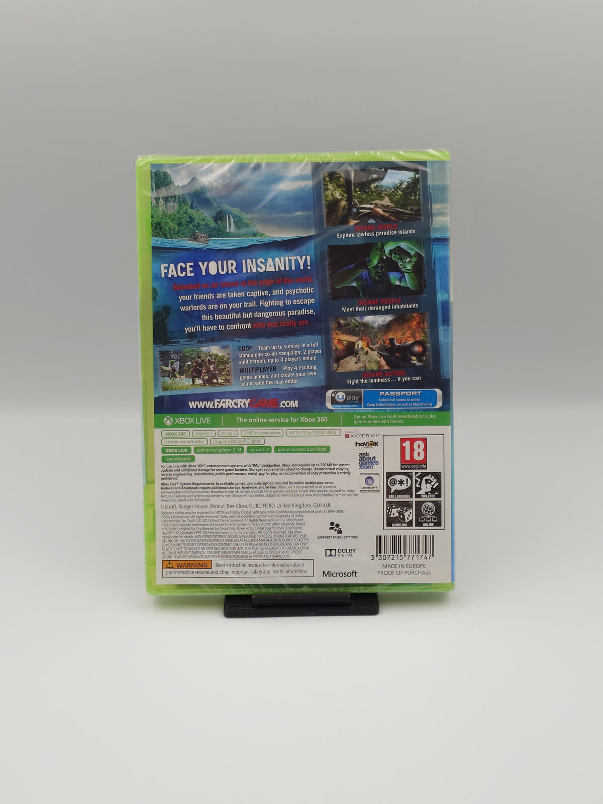 Far Cry 3 (Xbox 360 Classics, PAL) - Factory Sealed