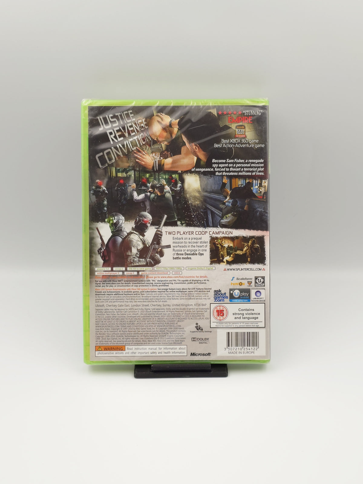 Tom Clancy's Splinter Cell: Conviction (Xbox 360, PAL) - Factory Sealed
