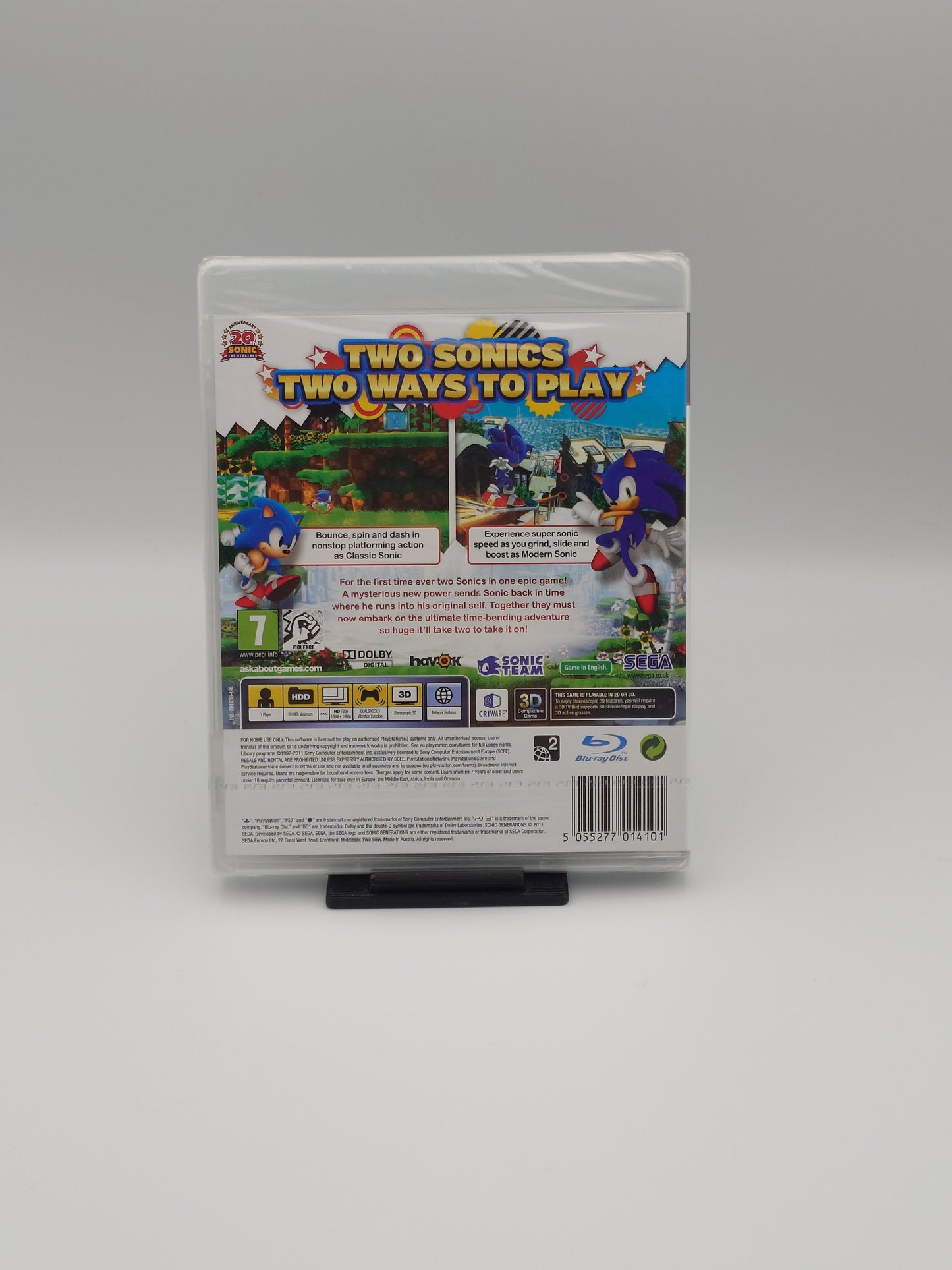 Sonic Generations (PS3, UK PAL) – Factory Sealed