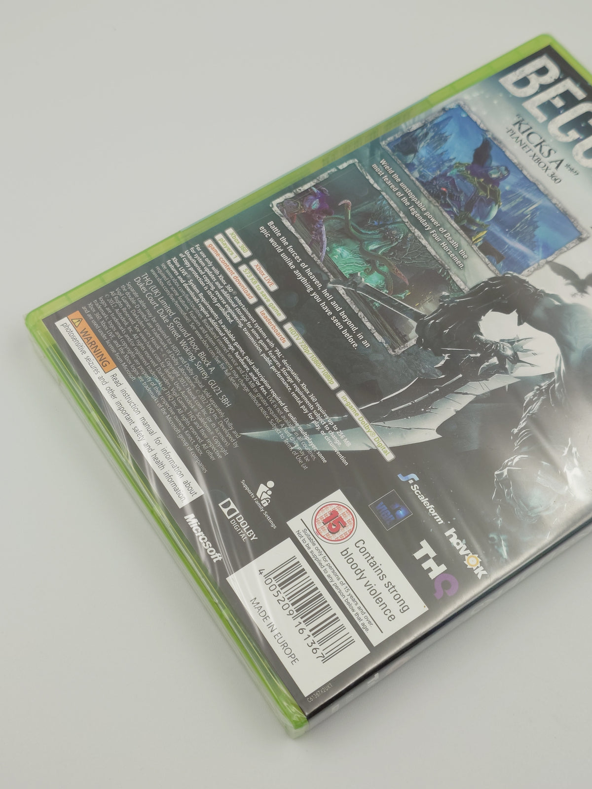 Darksiders II (Xbox 360, PAL) - Factory Sealed