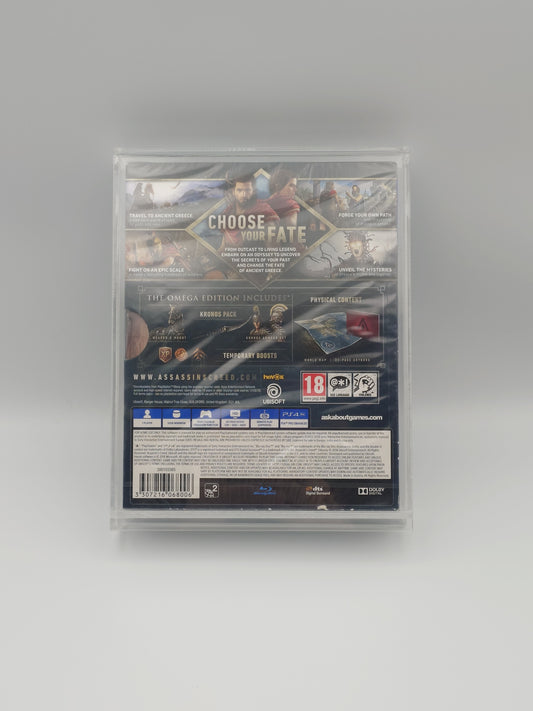 Assassin's Creed Odyssey – Omega Edition with Custom Acrylic Display Case (PS4, UK PAL) – Factory Sealed