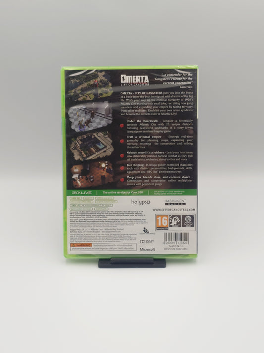 Omerta: City of Gangsters (Xbox 360, PAL) – Factory Sealed