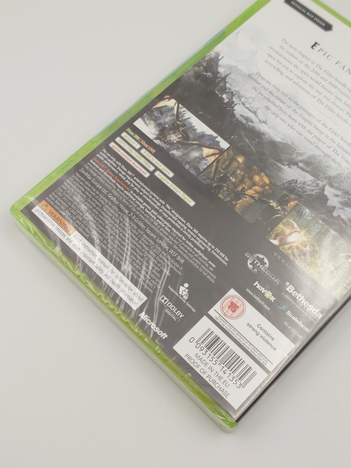 The Elder Scrolls V: Skyrim (Xbox 360, PAL) - Factory Sealed