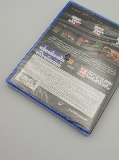Grand Theft Auto: The Trilogy (PS4, UK PAL) – Factory Sealed