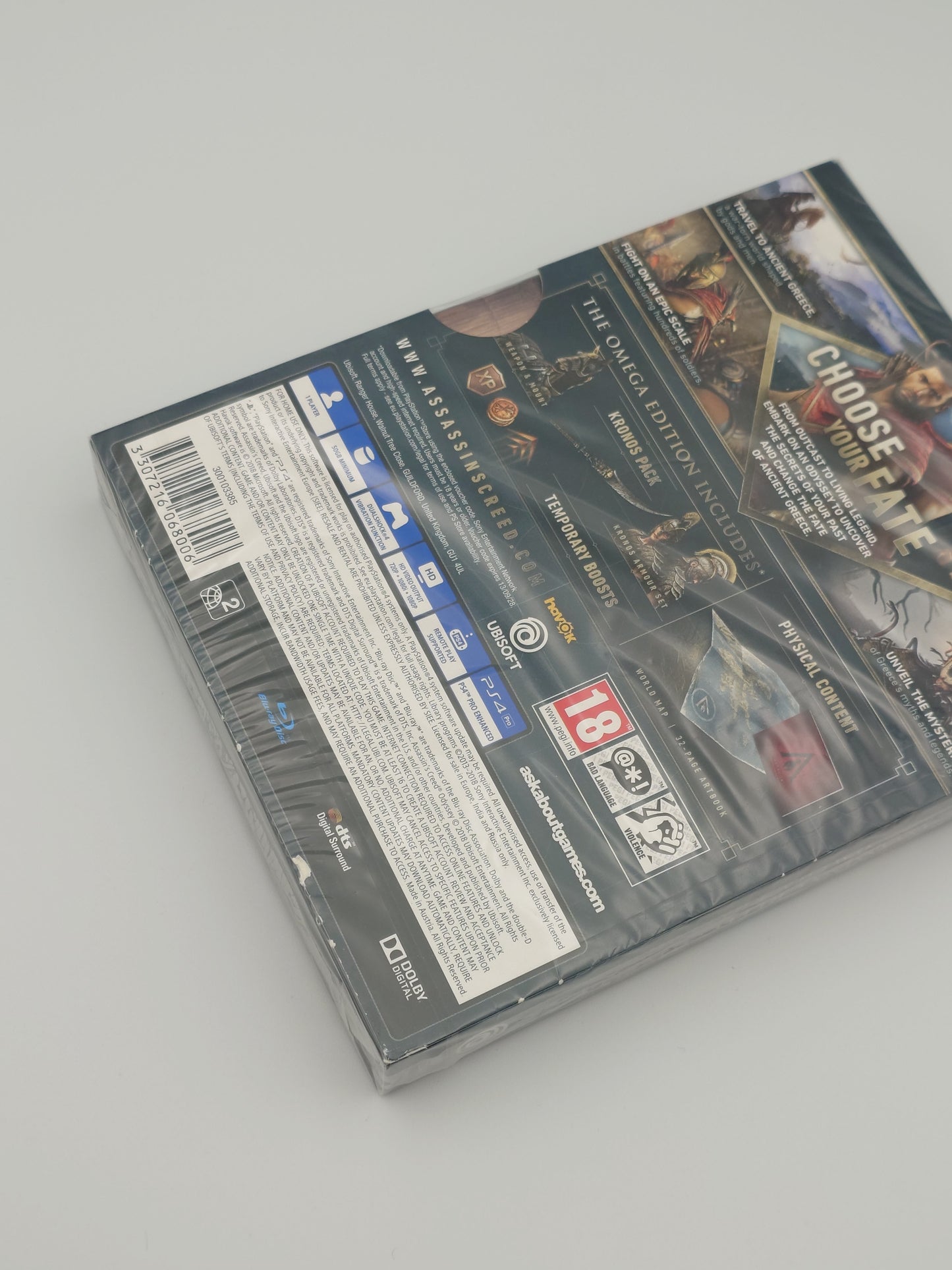 Assassin's Creed Odyssey – Omega Edition with Custom Acrylic Display Case (PS4, UK PAL) – Factory Sealed