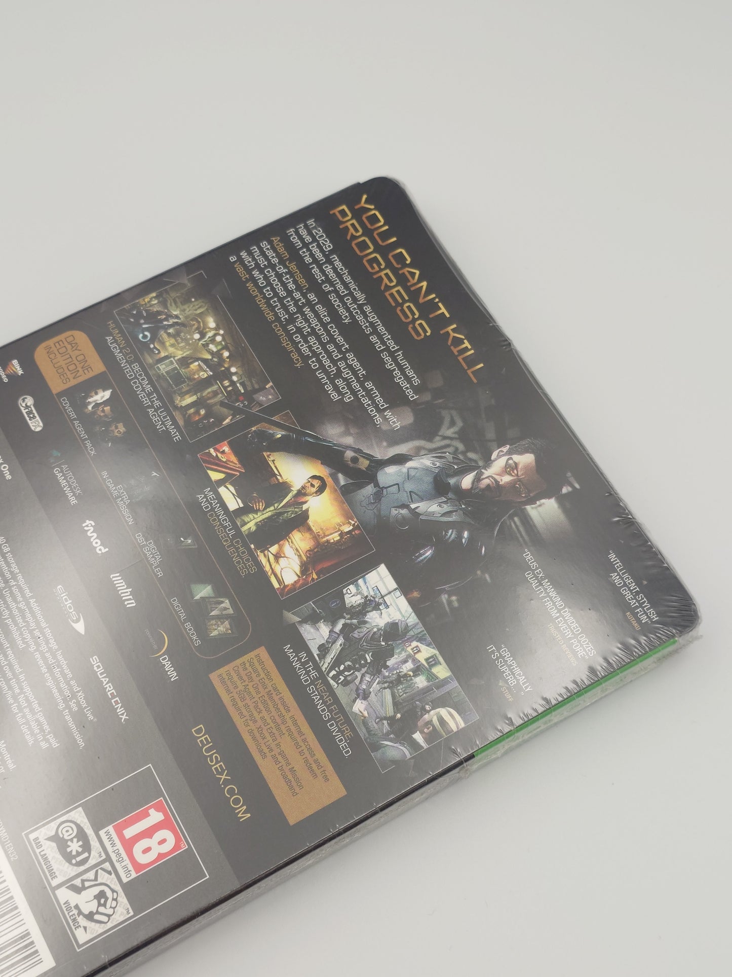 Deus Ex: Mankind Divided – Day One Steelbook (Xbox One, PAL) – Factory Sealed