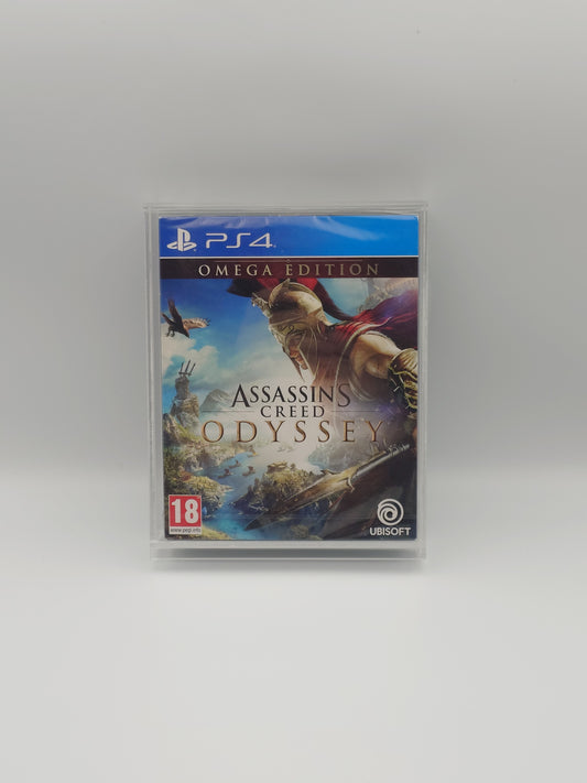 Assassin's Creed Odyssey – Omega Edition with Custom Acrylic Display Case (PS4, UK PAL) – Factory Sealed