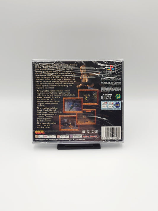 Tomb Raider III: Adventures of Lara Croft (PS1, UK PAL) – Factory Sealed