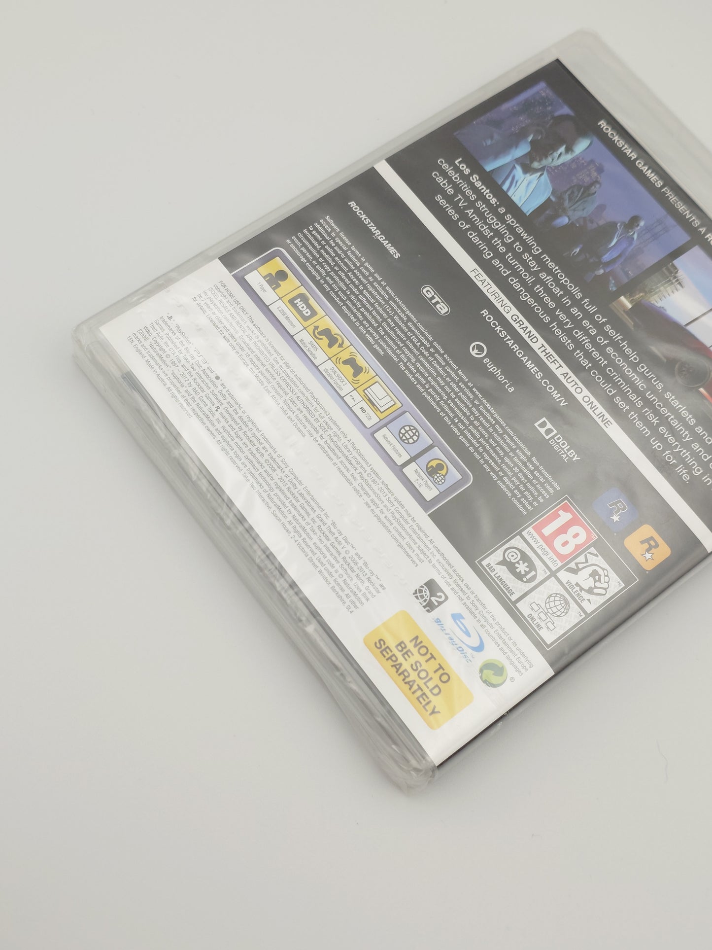 Grand Theft Auto V (PS3, UK PAL) – Factory Sealed