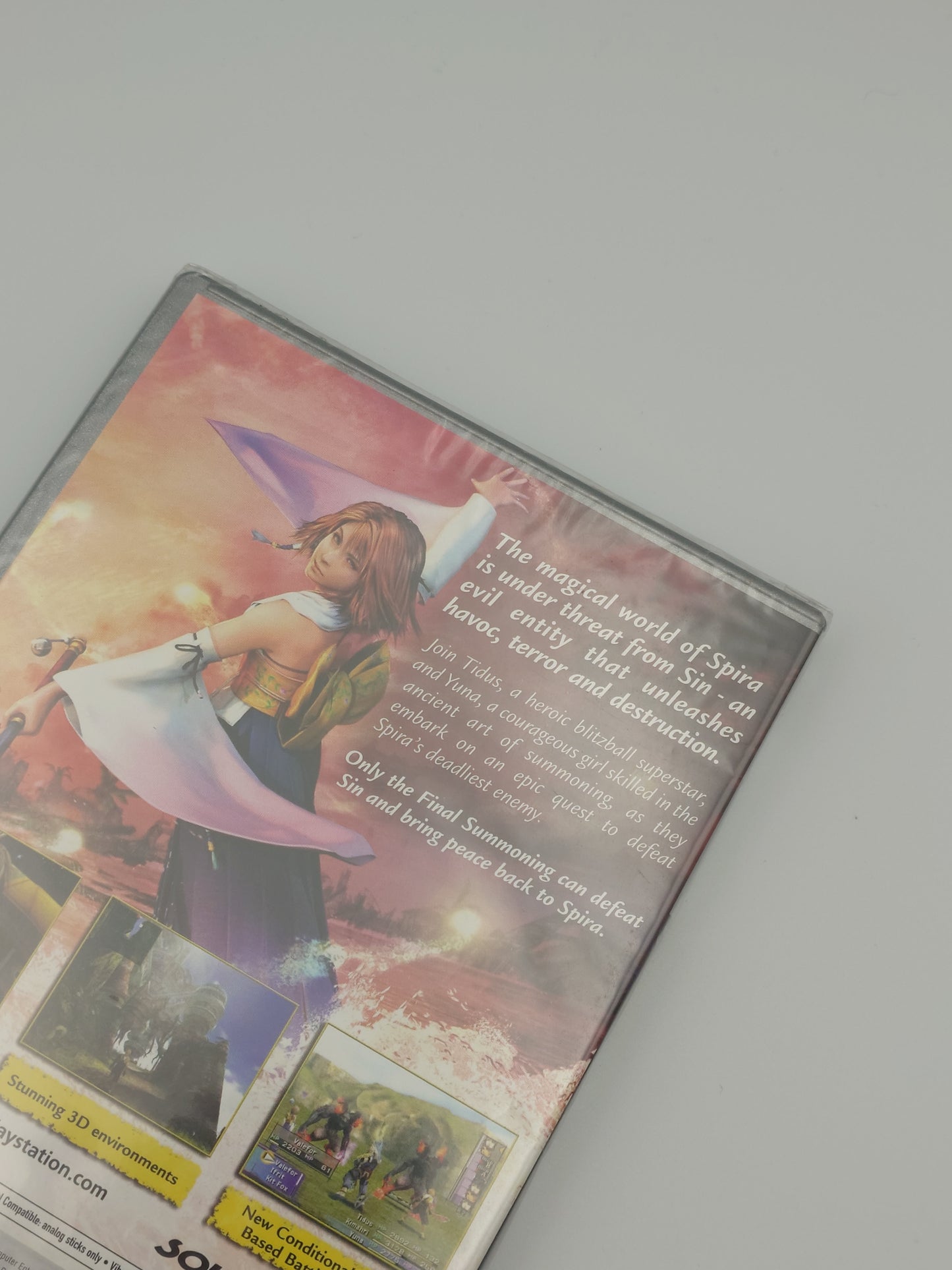 Final Fantasy X – Squaresoft Print (PS2 Platinum, UK PAL) – Factory Sealed