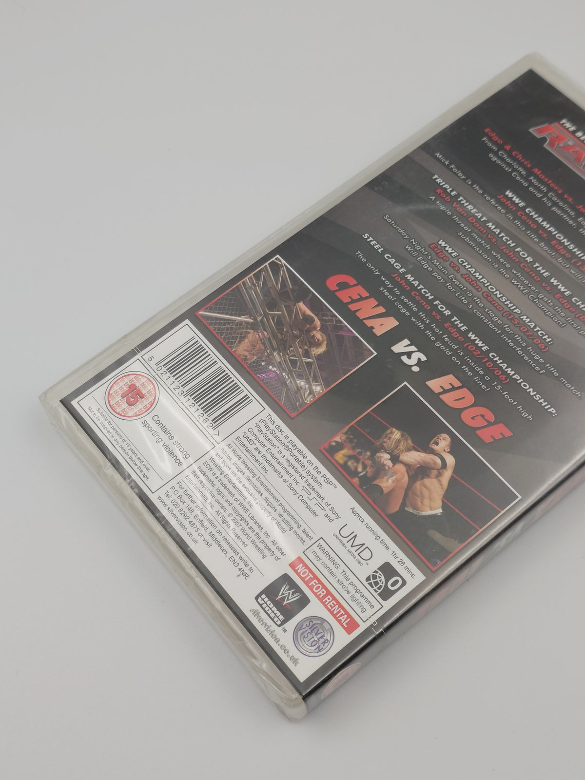 The Best of RAW & SmackDown - Volume 3: Cena vs. Edge (PSP UMD Video, PAL) - Factory Sealed